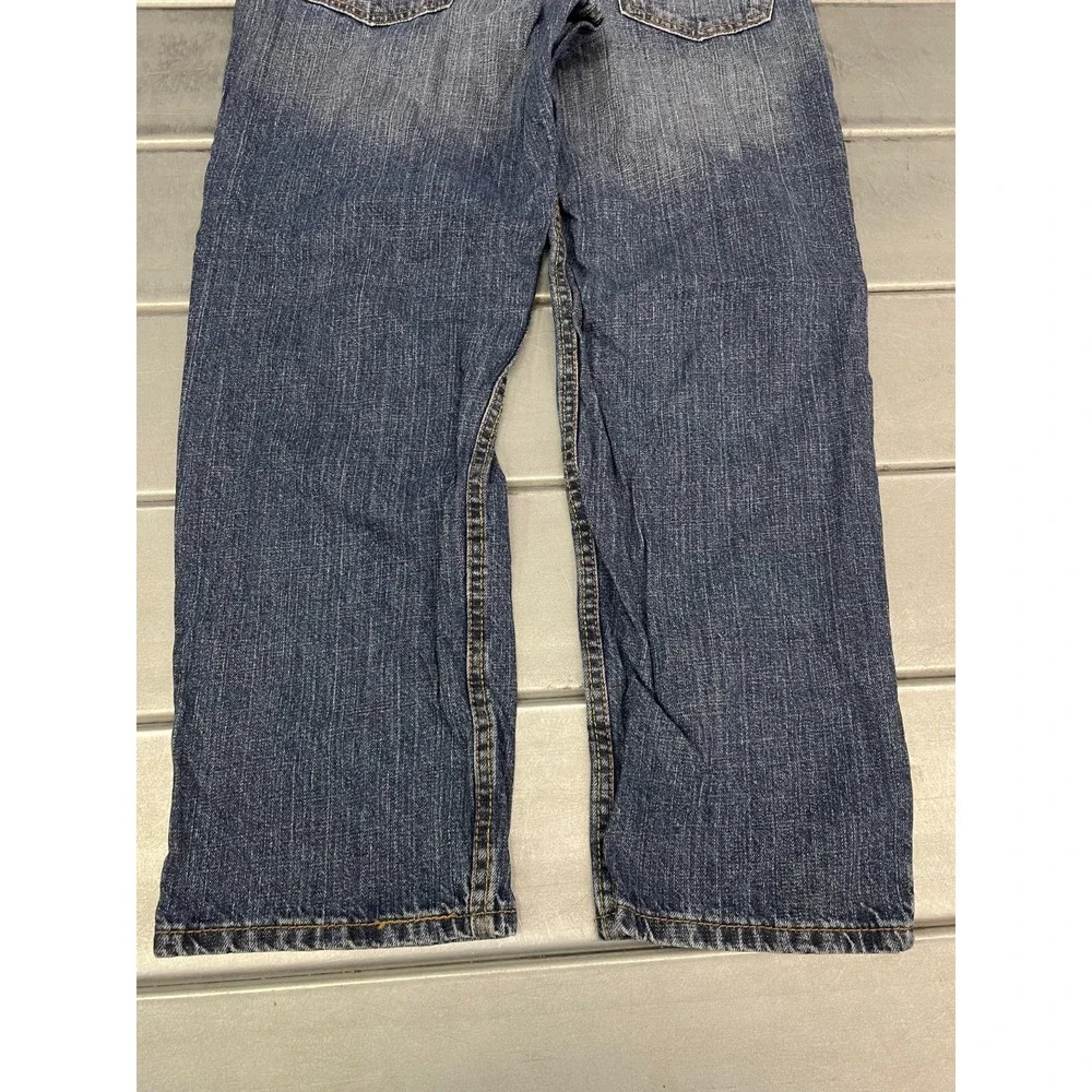 Signature Levis  Jeans Mens 33X29 Blue Medium Wash Denim Relaxed Leg 100% Cotton